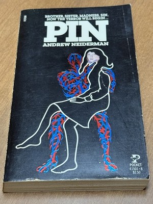 PIN Andrew Neiderman 1st Printing Pocket Book Gothic Horror 1981 Keyhole Cover