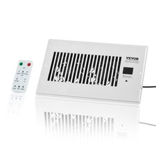 VEVOR Quiet Register Booster Fan Heating/Cooling 6 x 10 inch with Remote White