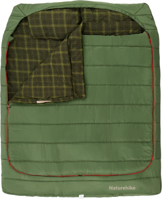 Naturehike Flannel Queen Size Double Sleeping Bag for Adults with Pillows, Doubl