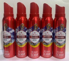 5x Old Spice Original Deodorant Body Spray 0 Gas Long Lasting Freshness New