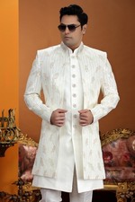 3 Pc Mens Designer Wedding Bollywood Ethnic Wear Indo Western Dress From India