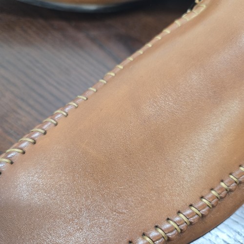 Mocassini Ted Baker in pelle uomo 11 marroni slip on casual eleganti scarpe da lavoro - Foto 13 di 22