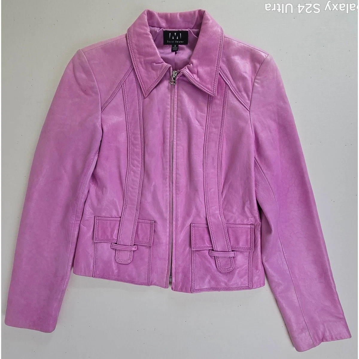 Blazer Professionnel Femme David Meister - Taille 10 - Marron - Fermeture éclair Intégrale - Occasion Très Bon état