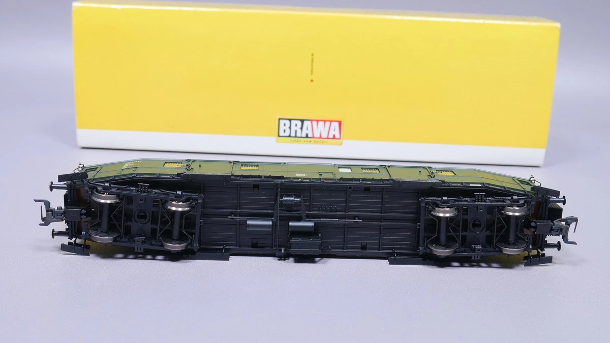 H0 DC Brawa 45402 Gepäckwagen Pw4ü 107 998 Esn Eisene Bauart DB OVP #ST_734