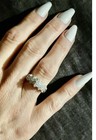 Diamond Ring Engagement Anniversary (1/2 Ct) Solid 10k YG Sz 6.5 — photo 7