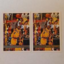 Topps Kobe Bryant 2 card Lot #171 Los Angeles Lakers NBA 1997 Basketball