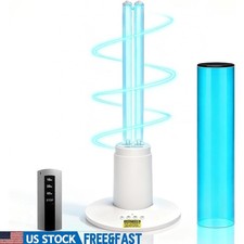 UVC Light Sanitizer W/ Ozone Timer Remote Control 8000 Hours Odor Removal 36W US
