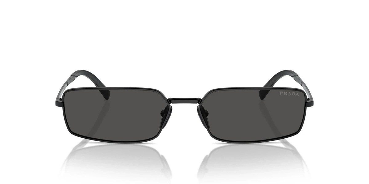 Prada PR A60S Black/Dark Grey (1AB5S0) Sunglasses for sale online