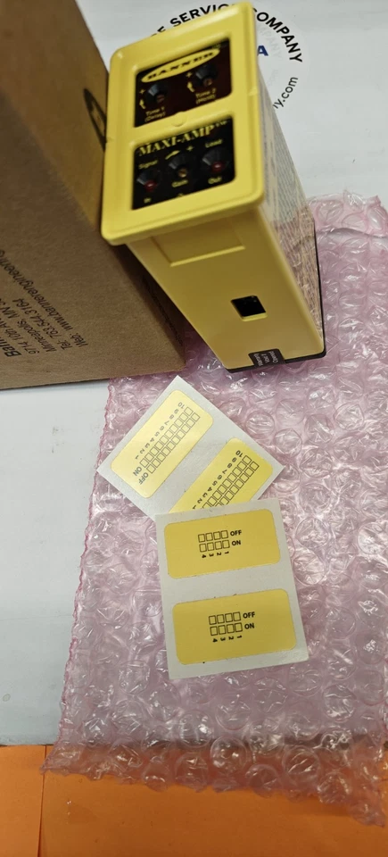 Banner ENGINEERING  CD5A SENSOR Amplifier MODULE MAXI - AMP CD SERIES  27553 NEW - Image 2 of 4