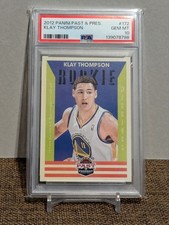 Klay Thompson PSA10 Rookie Card Panini Past & Present. rookie card picture