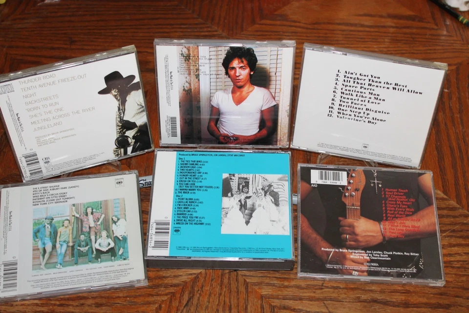 Bruce Springsteen CD lot of 6 Rock Pop Singer Songwriter Classic Heartland Folk Foto 2 de 2