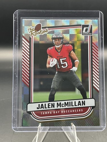 Jalen McMillan 2024 Panini Donruss - “The Rookies” Refractor Insert #TR-7 (RC) - Picture 4 of 6
