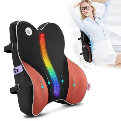 Almohada Lumbar De Espuma Viscoelastica Para Alivio De Dolor De Espalda