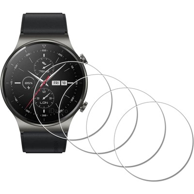Displayschutzfolie Hartglas 9H für HUAWEI Watch GT 2 Pro 4 Stück
