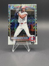 Topps 2025 Bowman Draft Chrome 1st Bowman Prospects Quentin Young #BDC-92 Twins 