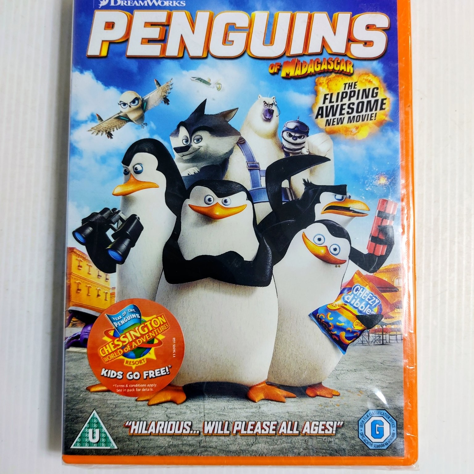DreamWorks Penguins of Madagascar DVD Film U Rated Factory Sealed