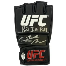 Dustin Poirier autographed signed inscribed glove UFC JSA The Diamond