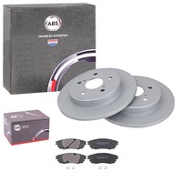ABS Bremsscheiben 281Mm + BelÄGe Hinten Passend FüR Lexus ES + UX