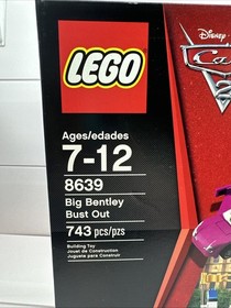 LEGO 8639 Cars Big Bentley Bust Out Set CARS 2 Movie Retired Building Set NEW!!