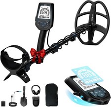 Professional Metal Detector for Adults Rechargeable - 6 Metal ID, IP68 Waterproo