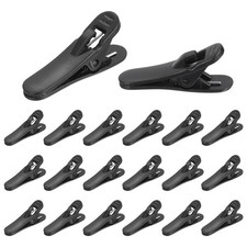 20PCS Clips for Earphone Wire 1.3 0.3 0.5Inch - Earphone Clamp Black