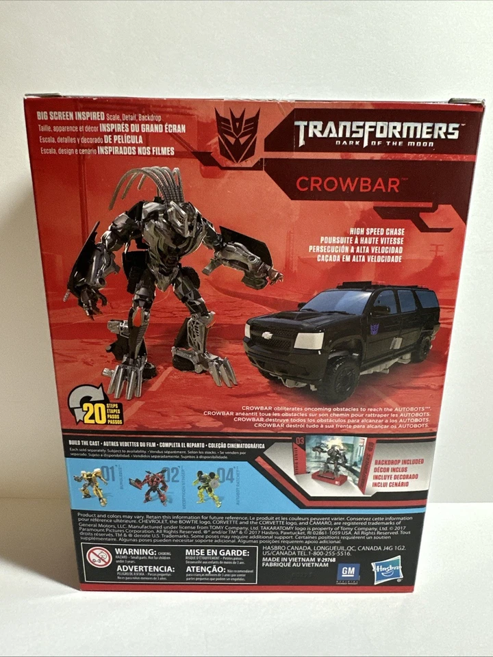 Transformers Studio Series Transformers Dark of the Moon Crowbar Deluxe Class 03 - Image 4 of 4