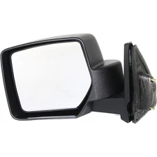 Side View Mirror Manual Textured Black Driver Left LH for 07-17 Jeep Patriot