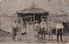 RPPC Bobby LaRue Players Vaudeville Music Cir...