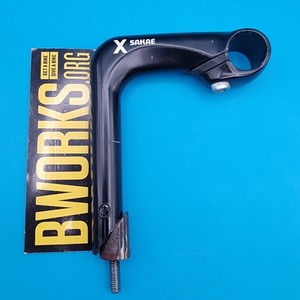 Sakae X 1" (22.2mm) Quill Stem 100mm Length 25.4mm Clamp Black Alloy   b2