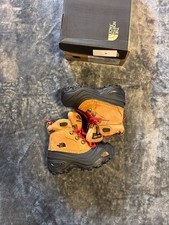 The North Face Youth Chilkat Lace II Boots Size 10 Toasted Brown/TNF Black