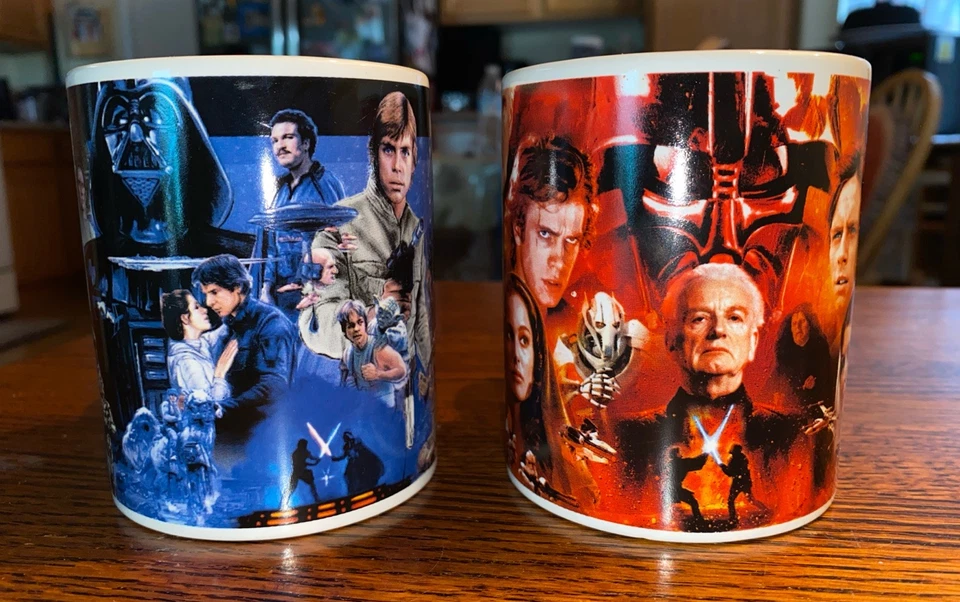2 tazas de café Star Wars Galería El Retorno del Jedi + y precuela - Leer Foto 3 de 4