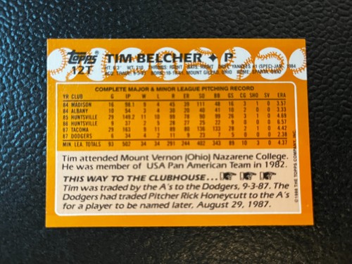 1988 Topps Traded Tiffany BUY 5 GET 10 FREE Complete Your Set You Pick - Picture 19 of 234