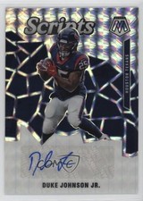 2020 Panini Mosaic Scripts Duke Johnson Jr #S51 Auto 0q1p