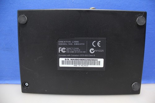 CREATIVE LABS USB SOUND BLASTER MODEL SB0490 z pudełkiem i instalacją kabla CD USB - Zdjęcie 11 z 14