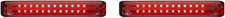 CUSTOM DYNAMICS PB-SB-SS6-CR Saddlebag Lights - SS6 - Chrome/Red