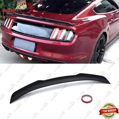For 2015-2023 Ford Mustang GT500 GT350 Gloss Black Rear Trunk Spoiler Wing