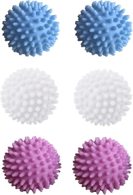 Dryer Balls for Laundry, 6 PCS Non-Toxic Reduces Drying Time & Static Washing Ba