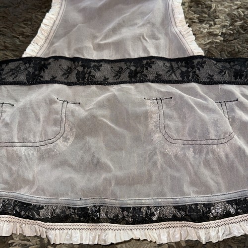 Victoria's Secret Women’s 34B French Maid Apron Bra Black Pink - Picture 17 of 17