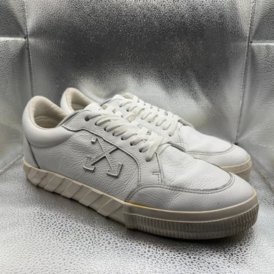 Size EU 46 Off-White c/o Virgil Abloh Vulc Mens Low Lace-Up Athletic Sneakers