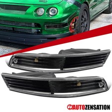 Fit 1994-1997 Acura Integra Black Bumper Lights Parking Signal Lamps Leftright Fit 1994-1997 Acura Integra Black Bumper Lights Parking Signal Lamps Leftright