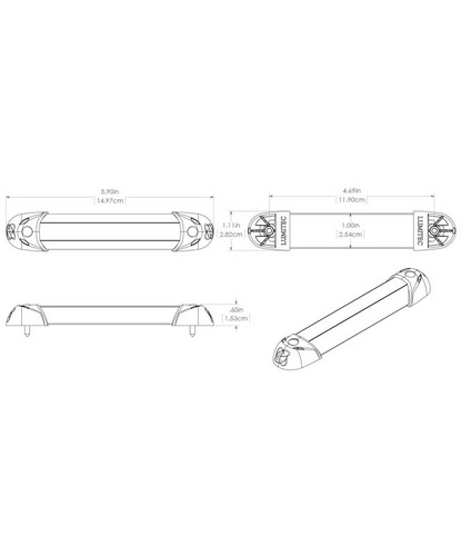 Lumitec 101079 Mini Rail2 Utility Light - Imagen 4 de 4