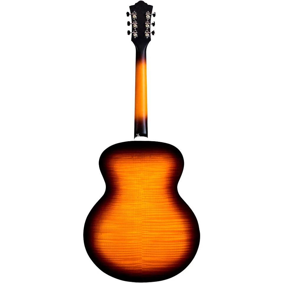 Guitarra Eléctrica Acústica Guild F-250E Deluxe Jumbo Antigua Sunburst Foto 4 de 4