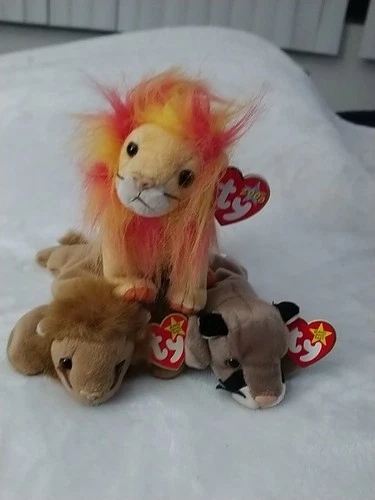 Vintage Ty Beanie Babies. Big Cats