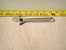 Vintage Crescent Brand Crestoloy 6" adjustable Wrench made in USA
