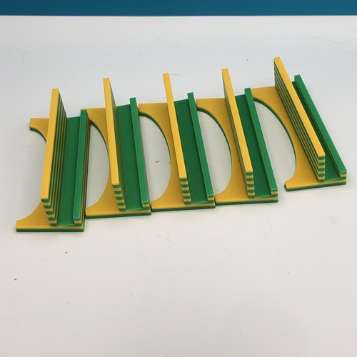 5 X Impreso en 3D Verde y Amarillo Soporte de Exhibición de Tarjetas Coleccionables PSA Calificado A's Packers - Imagen 7 de 17