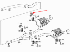 MERCEDES-BENZ SLK R172 hintere rechte Schalldämpferhalterung A1714920641 NEUE GE MERCEDES-BENZ SLK R172 hintere rechte Schalldämpferhalterung A1714920641 NEUE GE