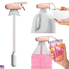 Magic Tap Automatic Drink Dispenser 1 Pack Peach Hands-Free Beverage Dispenser