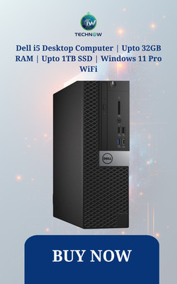Dell i5 Desktop Computer | Upto 32GB RAM | Upto 1TB SSD | Windows 11 Pro WiFi