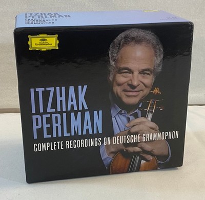 ITZHAK PERLMAN COMPLETE RECORDINGS DEUTSCHE GRAMMOPHON 25 CD BOOKLET BOX SET LN
