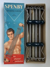 Vintage Spenby Chest Exercisers Expander 5 Springs - Boxed - Excellent Condition